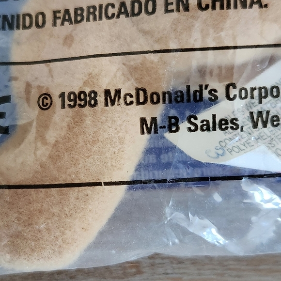 🐶 Ty Beanie Baby “Bones” the Dog – McDonald’s 1998 Exclusive, Sealed, Vintage - Picture 5 of 9